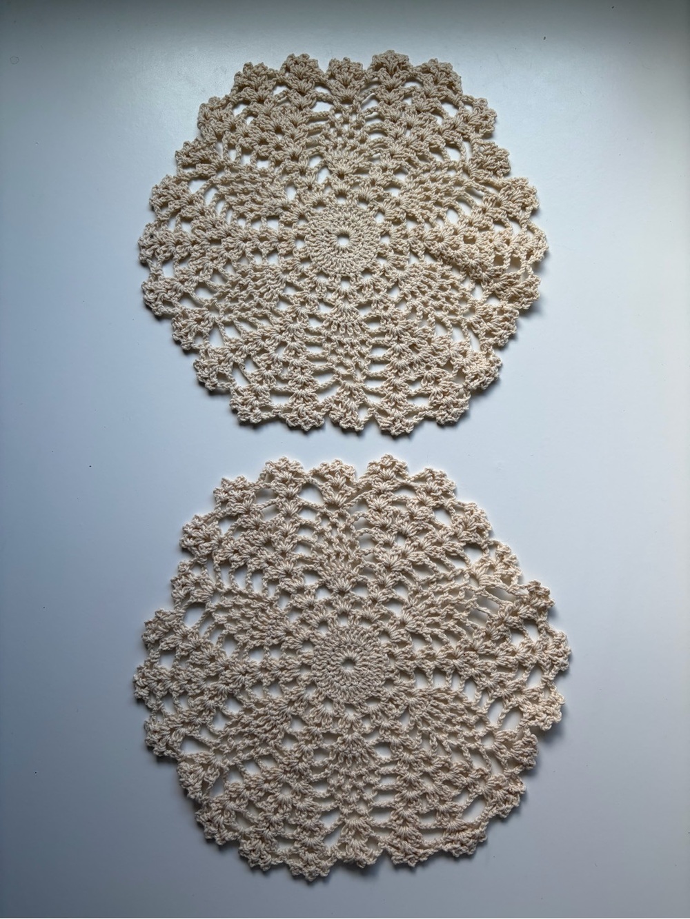 Crochet Doilies Set - Picture 3 of 4